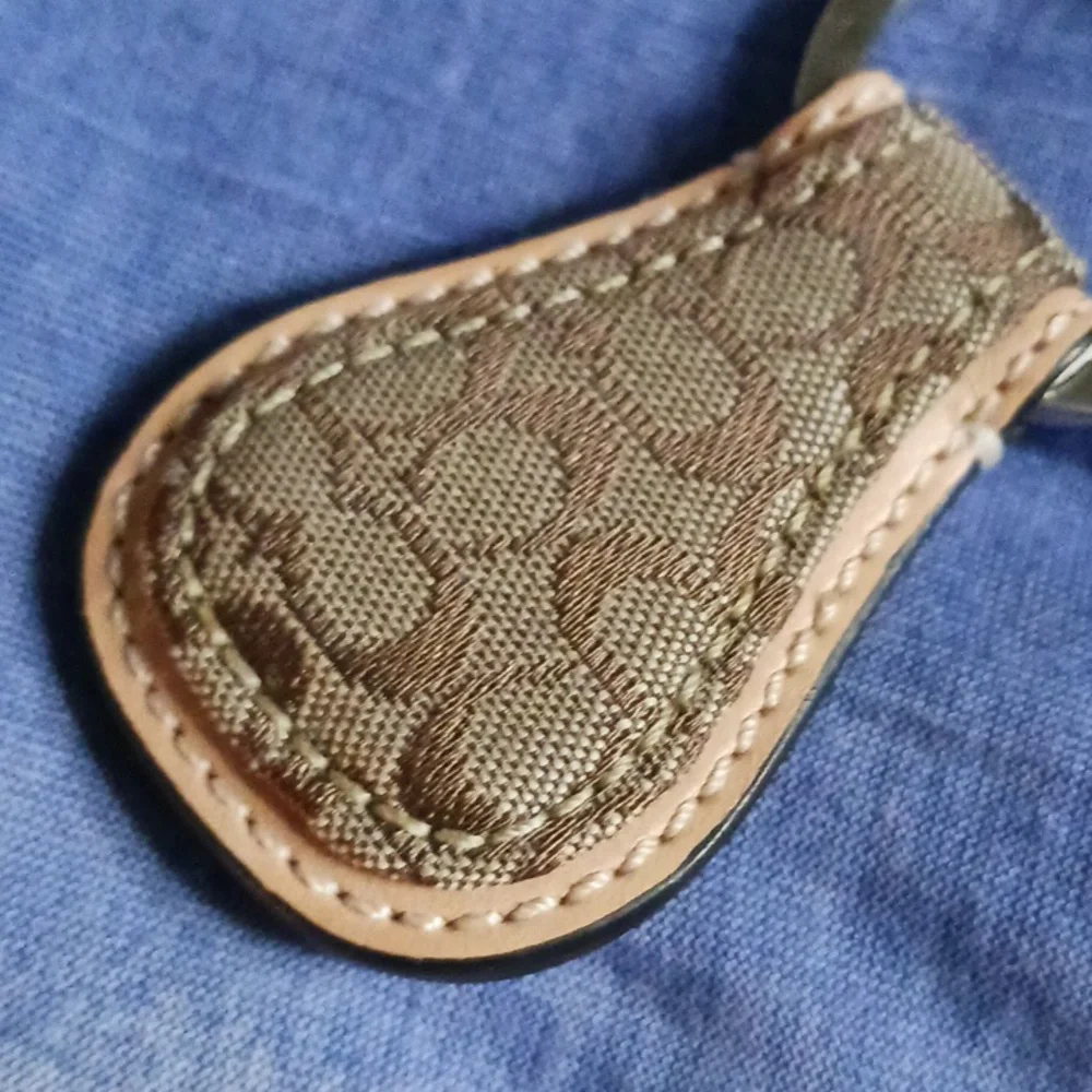 Coach Tan Logo New Key FOB.